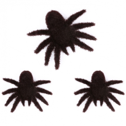 Dekoracijos-vorai, pūkuoti (3 vnt./8x10 cm)