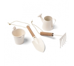 Dekoracijų rinkinys "Sodininko įrankiai" (4 vnt./4-13 cm)