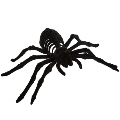 Dekoratyvinis voras, aksominis juodas (12,5x20,5 cm)