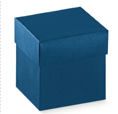 Dėžutė - Blu Scia kvadratinė / mėlyna (1 vnt./ 2 cm.)