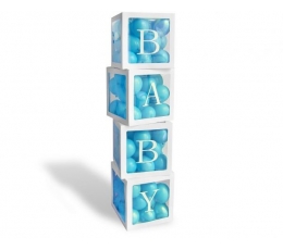 Dėžutės-dekoracijos "BABY" (4 vnt.)