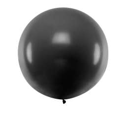 Didelis balionas, juodas (1 m)