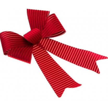 Didelis kaspinas, burgundiškas aksominis (71x86 cm) TIK SU VENIPAK!