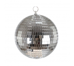 Disco kamuolys, sidabrinis (20 cm)