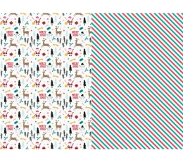 Dovanų pakavimo popierius Kalėdoms (2 vnt./70x200 cm) TIK SU VENIPAK!