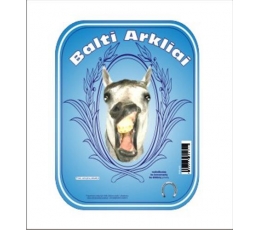 Etiketė buteliams "Balti arkliai" (10vnt.)