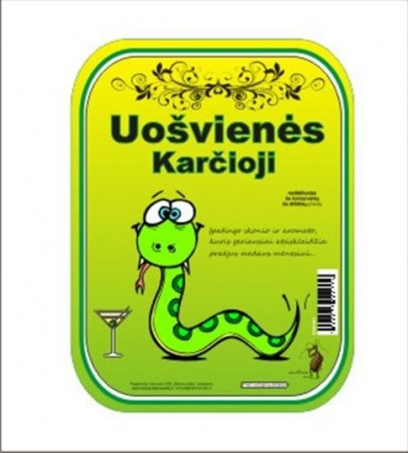 Etikėtė buteliams "Uošvienės Karčioji" (1vnt./11,50 cm.x 15 cm.)