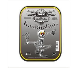 Etiketė buteliui "Kaukuolinis" (11,50x15 cm)