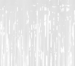 Folinė užuolaida-lietutis, balta (100x200 cm)