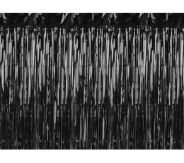 Folinė užuolaida-lietutis, juoda (100x200 cm)