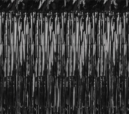Folinė užuolaida-lietutis, juoda (100x200 cm)
