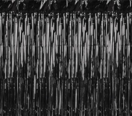 Folinė užuolaida-lietutis, juoda (90x250 cm)