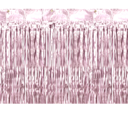Folinė užuolaida-lietutis, rausva (90x250 cm)