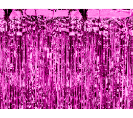 Folinė užuolaida-lietutis, ryškiai rožinė (90x250 cm)