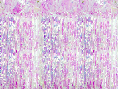 Folinė užuolaida-lietutis. perlamutrinė (90x250 cm)