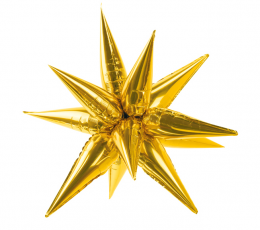 Folinis 3D balionas "Auksinė žvaigždė" (95 cm)