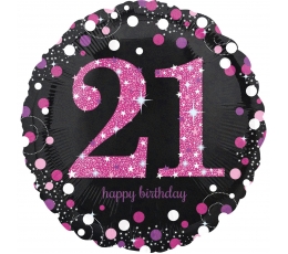 Folinis balionas "21" (46 cm)