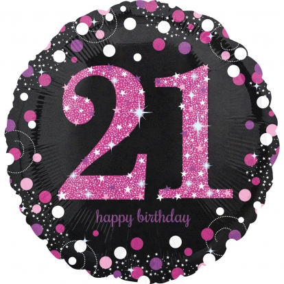 Folinis balionas "21" (46 cm)