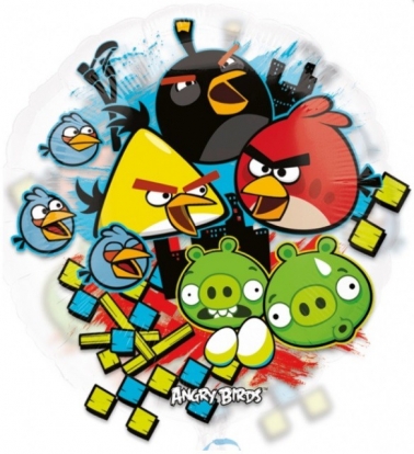 Folinis balionas "Angry Birds" (66 cm)