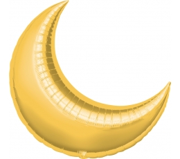 Folinis balionas "Auksinis mėnulis" (64x74 cm)