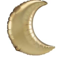 Folinis balionas "Auksinis mėnulis", matinis (66 cm)