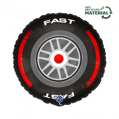 Folinis balionas "Automobilio padanga" (46 cm)