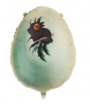 Folinis balionas "Dinozauro kiaušinis" (48x64 cm)