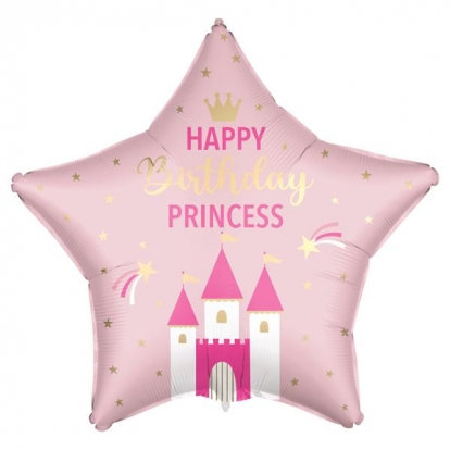 Folinis balionas "Happy Birthday Princess" (46 cm)