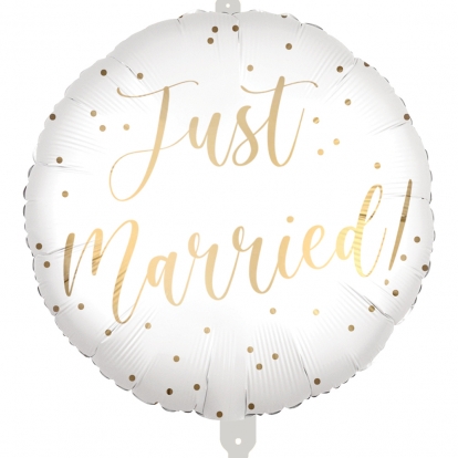 Folinis balionas "Just Married" (46 cm)