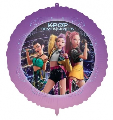 Folinis balionas "K-POP Demon Hunters" (45 cm)