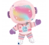 Folinis balionas "Lady Astronaut" (54x69 cm)