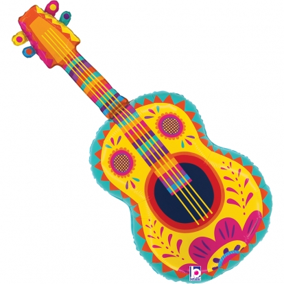 Folinis balionas "Meksikietiška gitara" (89 cm)