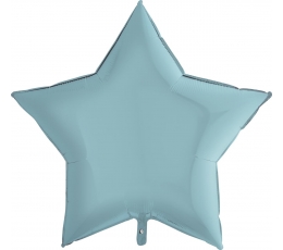 Folinis balionas "Melsva žvaigždė" (91 cm)