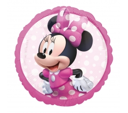 Folinis balionas "Minnie Mouse forever", rožinis (43 cm)