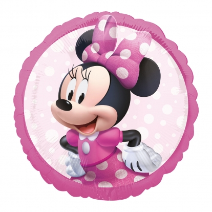 Folinis balionas "Minnie Mouse forever", rožinis (43 cm)