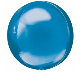 Folinis balionas-orbz, mėlynas (38 cm. x 40 cm.)