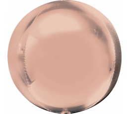 Folinis balionas-orbz, rožinis auksas (38 cm)