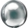 Folinis balionas "Orbz", sidabrinis