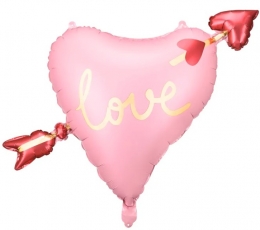 Folinis balionas "Perverta širdis" (61 cm)