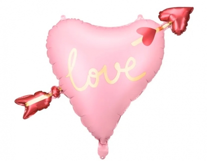 Folinis balionas "Perverta širdis" (61 cm)