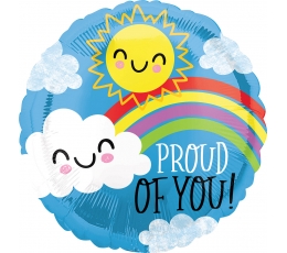Folinis balionas "Proud of you" (43 cm)