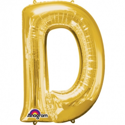 Folinis balionas-raidė "D" (83 cm)
