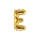 Folinis balionas-raidė "E", auksinis (35 cm)