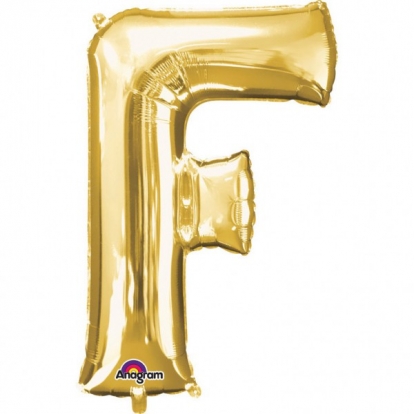 Folinis balionas-raidė "F" (86 cm)
