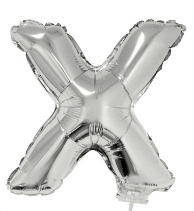 Folinis balionas-raidė "X" (41 cm)