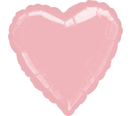 Folinis balionas "Rausva širdis" (43 cm)