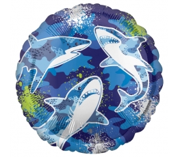 Folinis balionas "Rykliai" (43 cm)