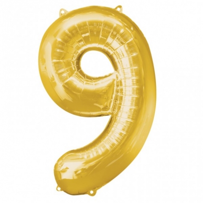 Folinis balionas-skaičius "9" (86 cm)