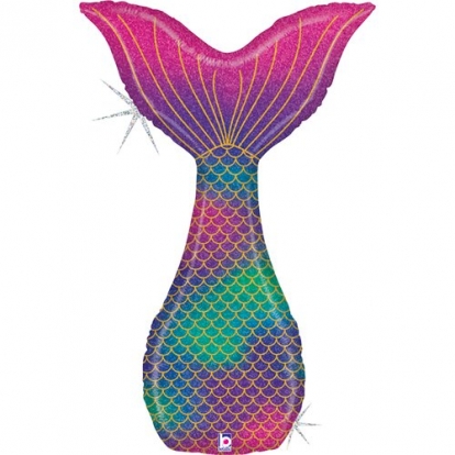 Folinis balionas "Undinės uodega" (107 cm)