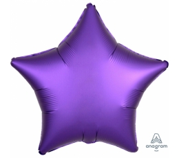 Folinis balionas "Violetinė žvaigždė" (43 cm)